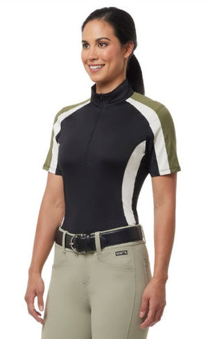 Kerrits Ladies Top Rail Coolcore Short Sleeve Shirt- Solid CLOSEOUT