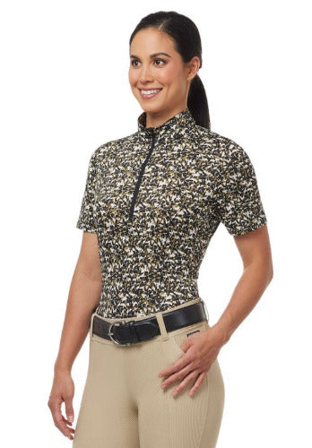 Kerrits Ladies Summer Ride Ice Fil Short Sleeve Shirt- Print