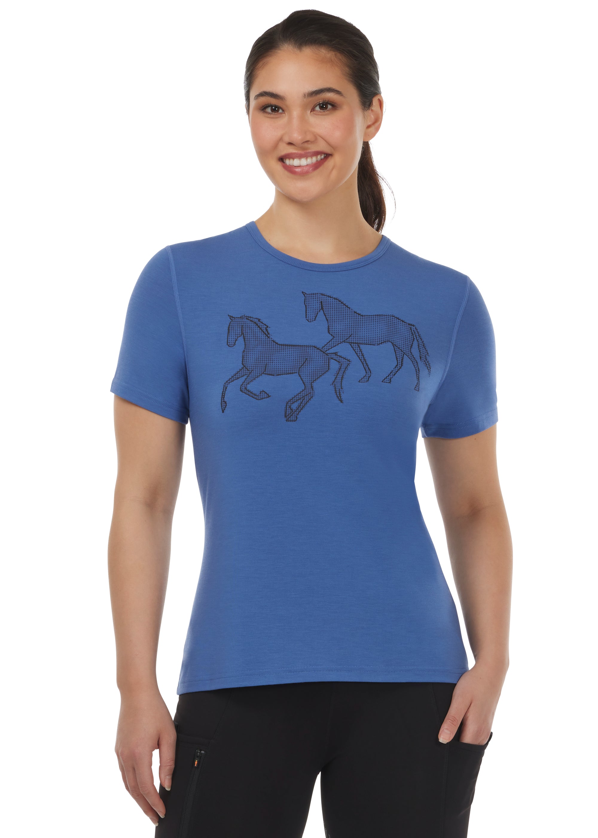 Kerrits On The Double Horse Tee
