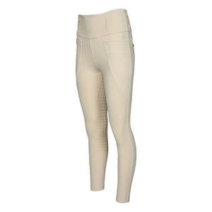 Dapplebay Gingham Essential Full Seat Tights-Tan-L