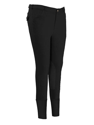TuffRider Men's Micro Cord Patrol 4 Pockets Knee Patch Breeches