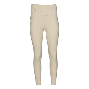 Dapplebay Gingham Essential Full Seat Tights-Tan-L
