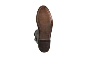 TuffRider Men's El Paso Western Round Toe Boot- Premium Black Leather- 9