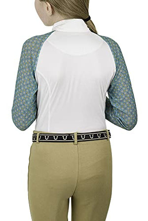 EQUINE COUTURE CHILDREN'S SMYRNA SHOW SHIRT- DAISY- L