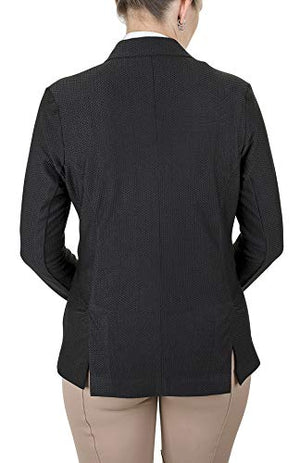 Equine Couture Spacer 3D Ladies Show Coat-Black-L