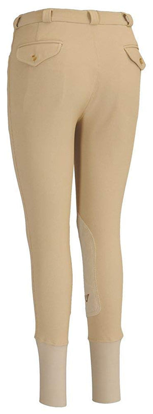 TuffRider Men's Ribb Patrol 4 Pockets Knee Patch Breeches - Light Tan - 46