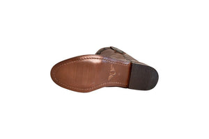 TuffRider Men's El Paso Western Round Toe Boot- Premium Tan Leather- 7.5