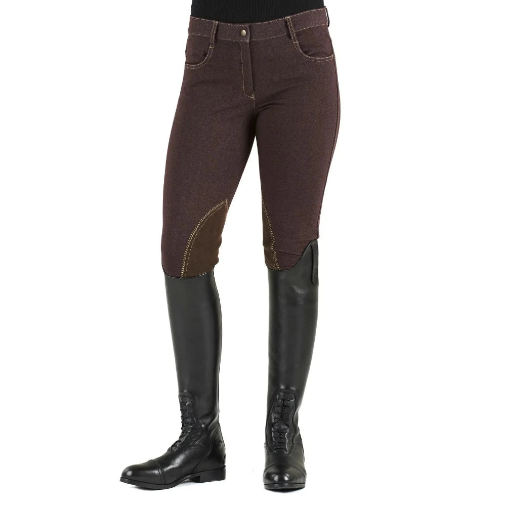 Ovations Women's Softflex Suede Full Seat Breech CLOSEOUT