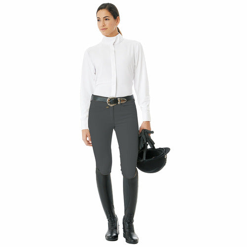 Ovation Ladies Celebrity Euroweave DX Slim Secret Knee Patch Breeches - Regular - The Carousel Horse 