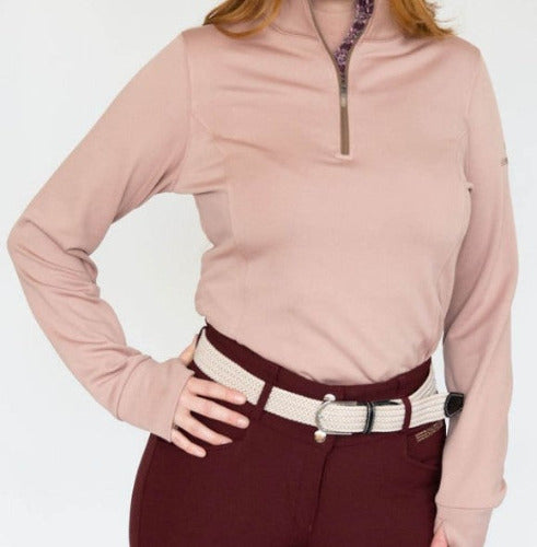 Romfh Aachen Mock Zip Long Sleeve Top-CLOSEOUT