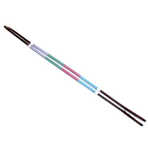 Exion Pro Rubber Rainbow Reins with Black Leather size Cob