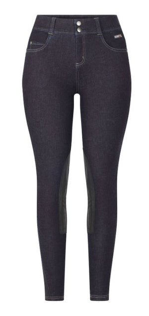 Kerrits Cozy Rider Denim Knee Patch Breech CLOSEOUT