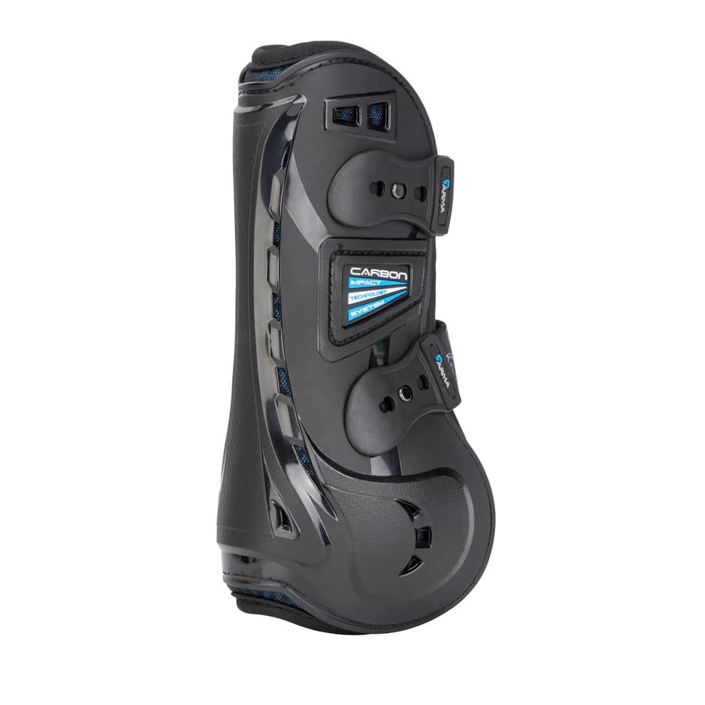 Shires Arma Carbon Tendon Boots, Black-Pony