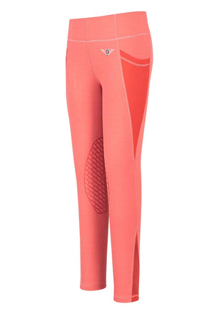TuffRider Children's Minerva EquiCool Tights - Holly Berry - XS