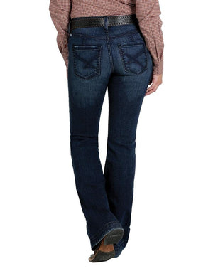 Cinch Women's Slim Fit 5 Pocket Lynden Jean- Moonlight Wash-7L