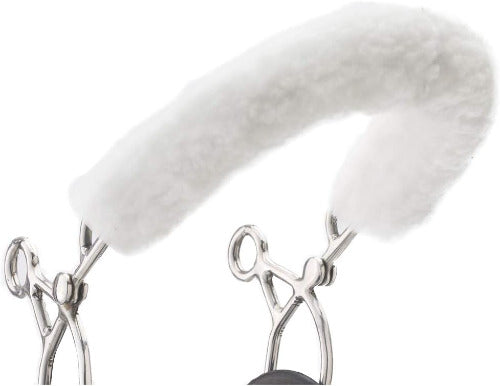 Centaur Synthetic Fleece Hook & Loop Hackamore Noseband Cover - The Carousel Horse 