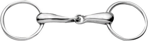 Korsteel Hollow Mouth Medium Weight 20mm Loose Ring Snaffle Bit