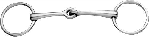 Korsteel Stainless Steel Jointed 2" Loose Ring Snaffle Bit