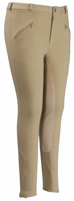 TuffRider Men's Cotton Full Seat Breeches - Light Tan - 40