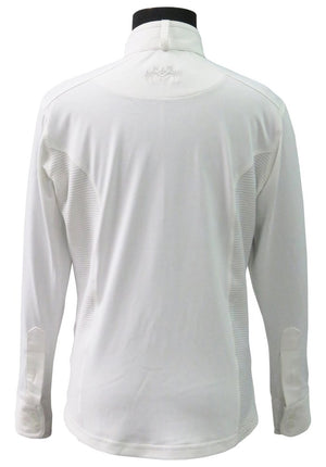 Equine Couture Children's Cara Long Sleeve Show Shirt - White - Medium
