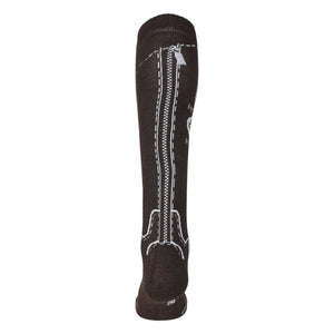 TuffRider Hobby Horse Cotton Competition Ladies Socks-Brown
