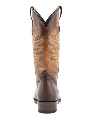 Ferrini Men's Fuego Round Toe Boot-Cafe-8D