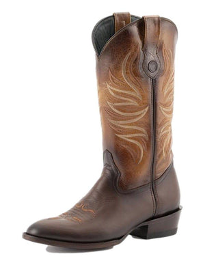 Ferrini Men's Fuego Round Toe Boot-Cafe-8D
