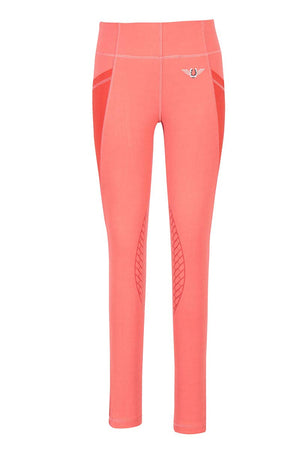 TuffRider Children's Minerva EquiCool Tights - Holly Berry - XS