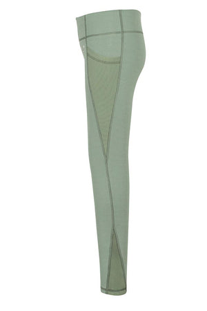 TuffRider Children's Minerva EquiCool Tights - Duck Green - Medium