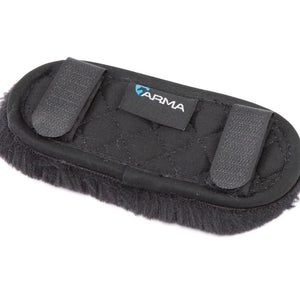 Shires ARMA SupaFleece Chin Guard Black  6"