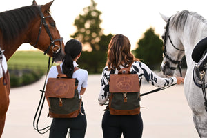 Tucker Tweed Equestrian - Barn Backpack - The Carousel Horse