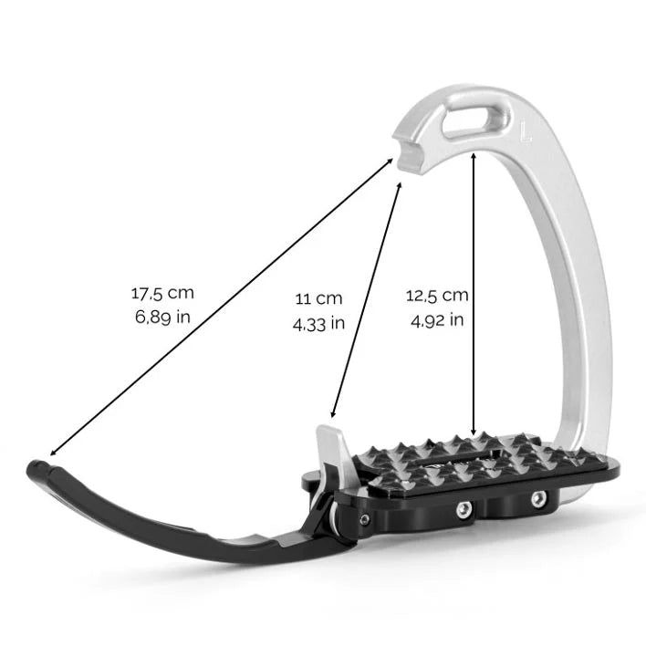 Tech Stirrups Venice Sloped EVO-Black/black
