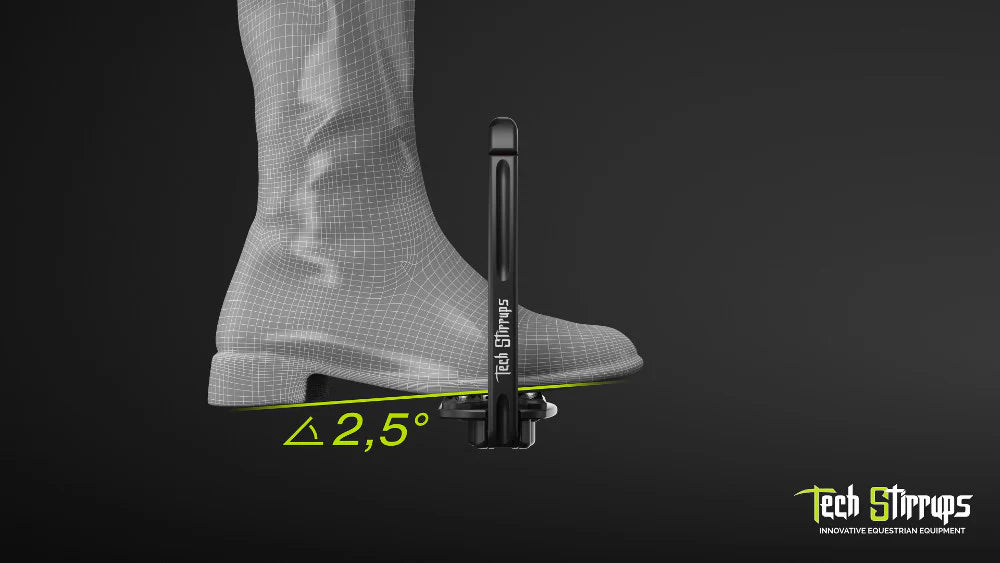 Tech Stirrups Venice Sloped EVO-Black/black