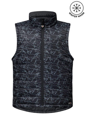 Kerrits Kids Round Up Reversible Quilted Riding Vest CLOSEOUT