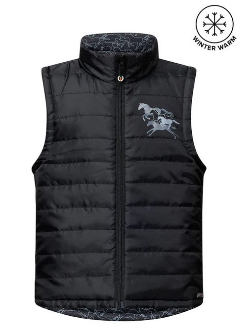 Kerrits Kids Round Up Reversible Quilted Riding Vest CLOSEOUT