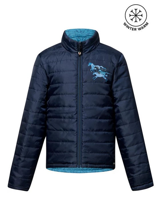 Kerrits Kids Round Up Reversible Quilted Riding Jacket CLOSEOUT