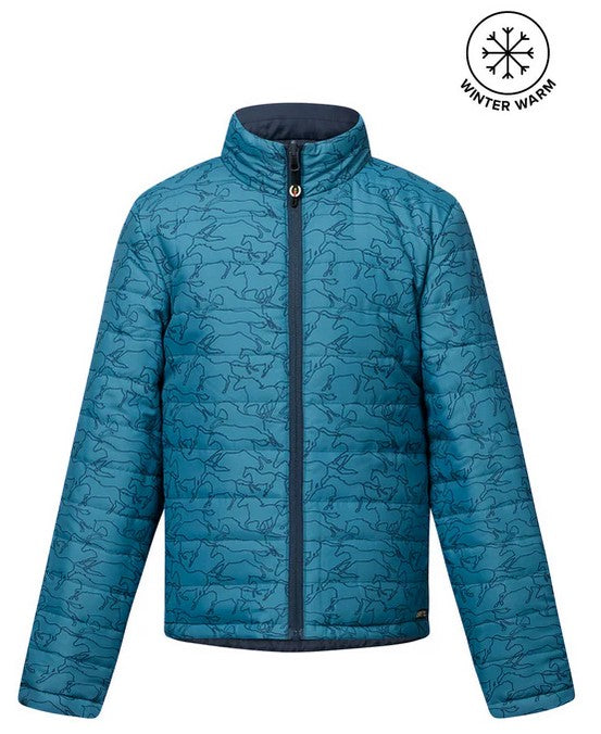 Kerrits Kids Round Up Reversible Quilted Riding Jacket CLOSEOUT