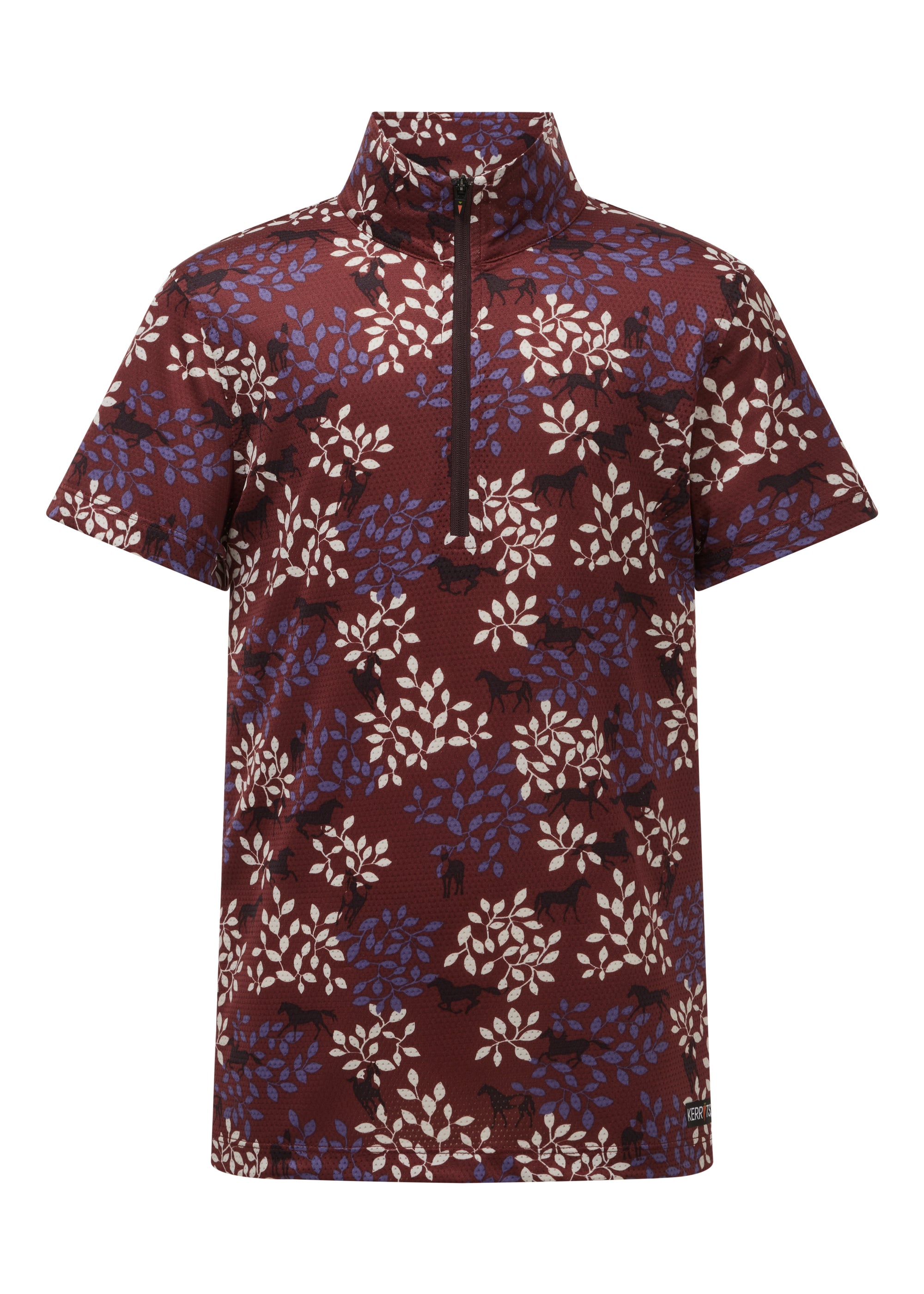 Kids Breeze Ice Fil® Short Sleeve Riding Shirt