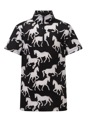 Kids Breeze Ice Fil® Short Sleeve Riding Shirt