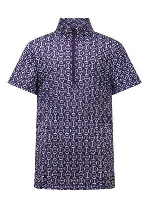 Kids Breeze Ice Fil® Short Sleeve Riding Shirt