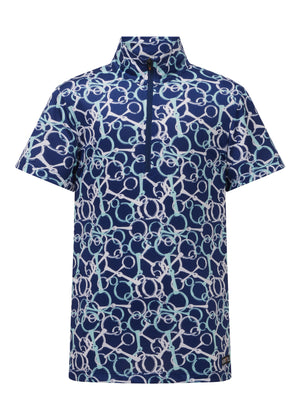 Kids Breeze Ice Fil® Short Sleeve Riding Shirt