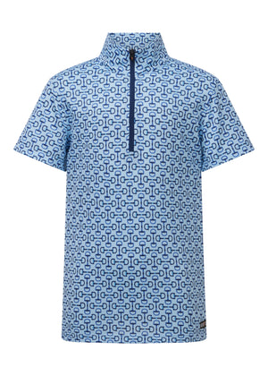 Kids Breeze Ice Fil® Short Sleeve Riding Shirt