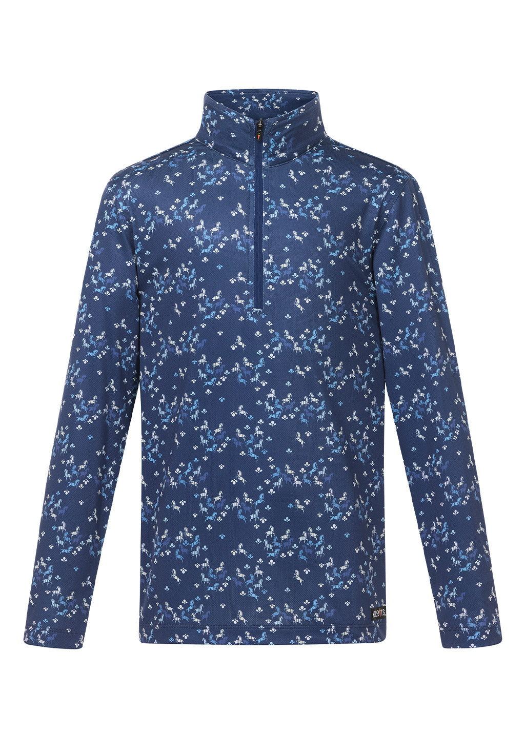 Kerrits Kids In The Zone Coolcore Long Sleeve Shirt-Prints