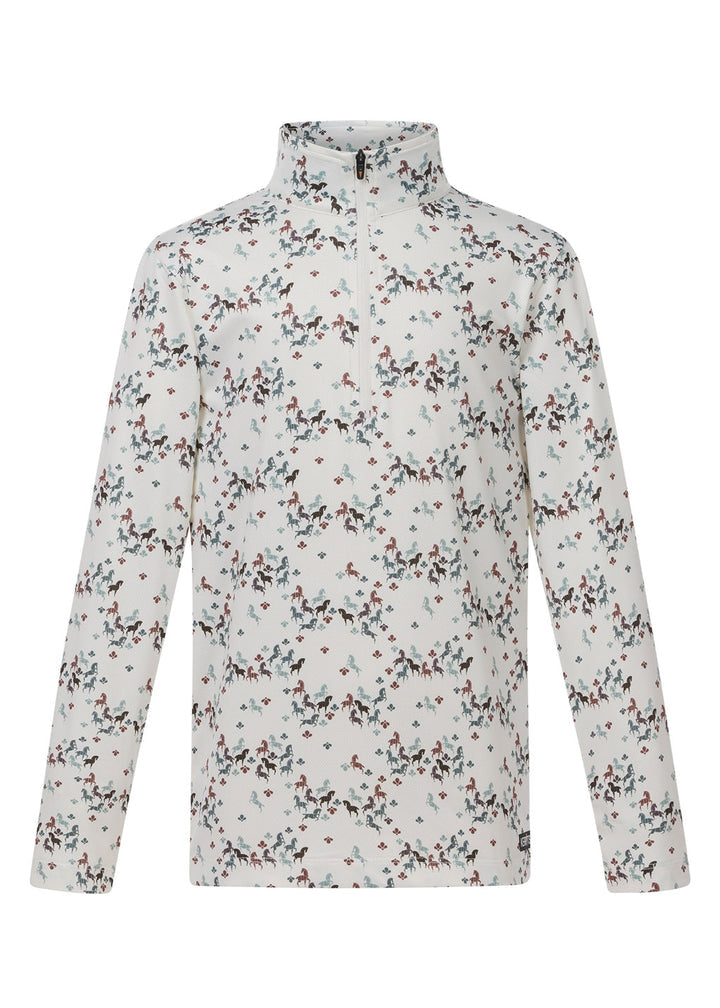 Kerrits Kids In The Zone Coolcore Long Sleeve Shirt-Prints