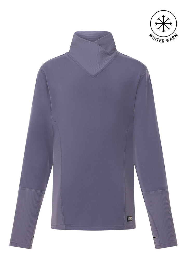 Kerrits Kids Wrap Neck Tech Top-Solid