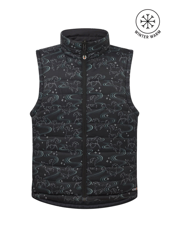 Kerrits Kids Ride the Wind Reversible Quilted Vest
