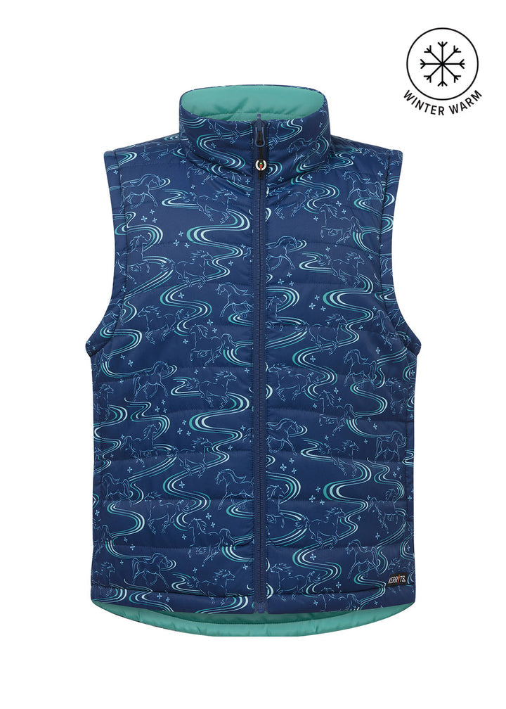 Kerrits Kids Ride the Wind Reversible Quilted Vest