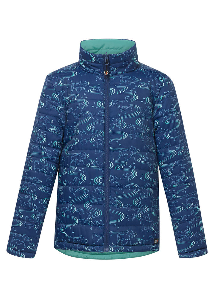 Kerrits Kids Ride the Wind Reversible Quilted Jacket