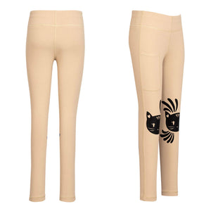 TuffRider Stella Girls Riding Tights - Safari - XL