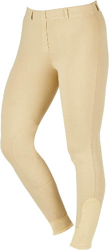 SAXON. Ladies Knee Patch Pull On Schooling Breeches